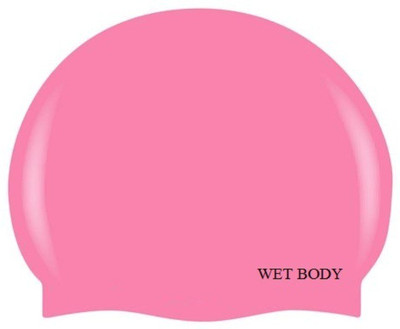 

W2W Silicone Swimming Cap Swimming Cap(Pink, Pack of 1)