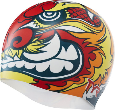 

TYR BATTLE KABUTO Swimming Cap(Multicolor, Pack of 1)