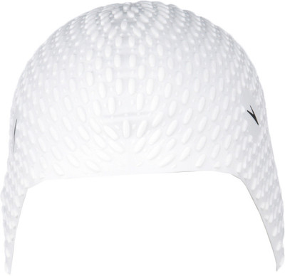 

Speedo Bubble Swimming Cap(White, Pack of 1)