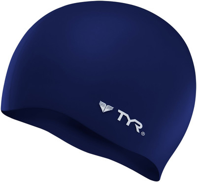 

TYR Wrinkle Swimming Cap(Blue, Pack of 1)