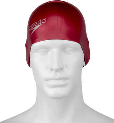 

Speedo Long Hair Swimming Cap(Red)