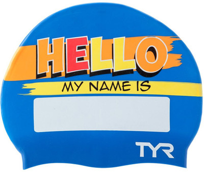 

TYR hello junior Swimming Cap(Blue, Pack of 1)