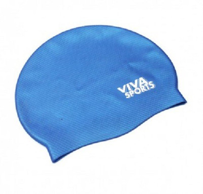 

Viva Sports Embossed Swimming Cap(Blue, Pack of 1)