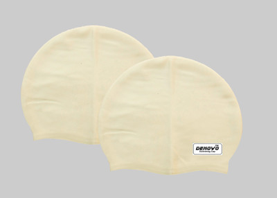 

DeNovo Imported Set of 2 Swimming Cap(White, Pack of 2)