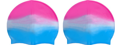 

Sportshour MPW-02 Swimming Cap(Multicolor, Pack of 2)