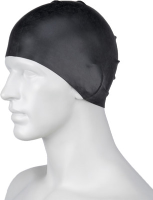 

Speedo Long Hair Cap Swimming Cap(Black, Pack of 1)