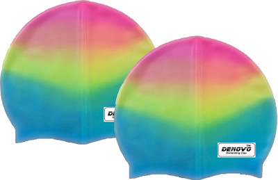 

DeNovo Imported Set of 2 Swimming Cap(Multicolor, Pack of 2)