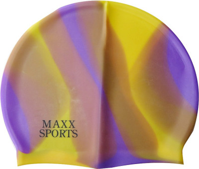 

Neska Moda Stylish Swimming Cap(Multicolor, Pack of 1), Brown;purple;yellow