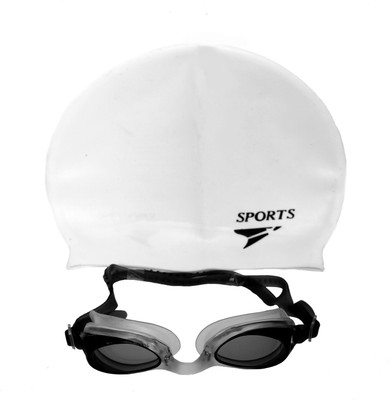 

Zasmina SWIMMING CAPS Swimming Cap(White, Pack of 2)
