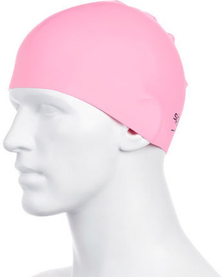 

Speedo Silicon Moulded Adult Swimming Cap(Pink, Pack of 1)