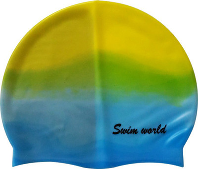 

Toygully Multicolor Silicone Swimming Cap(Multicolor, Pack of 1)