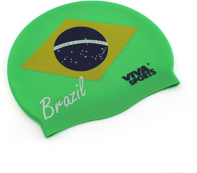

Viva Sports Country Brazil Swimming Cap(Green, Pack of 1)
