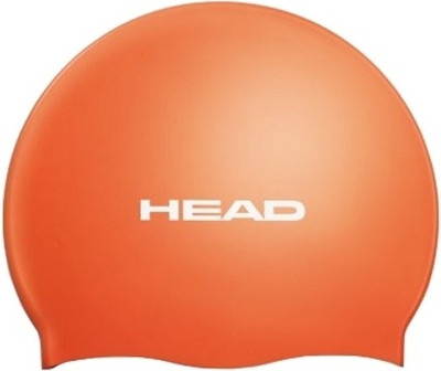

Head Silicone Flat Swimming Cap(Orange)