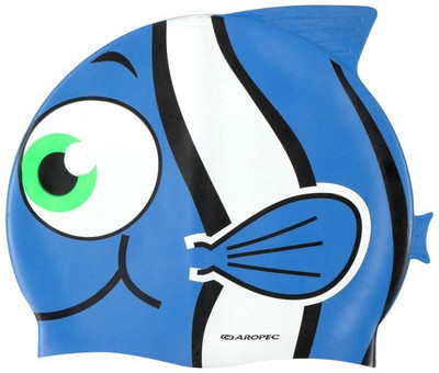 

Syndicate Best Quality Silicon Fish Swimming Cap(Blue, Pack of 1)