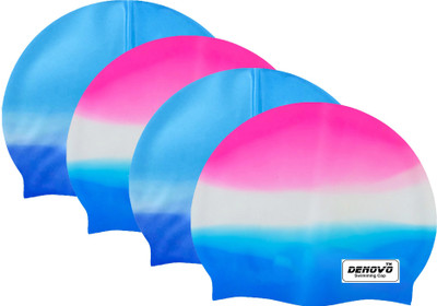 

DeNovo Imported Set of 4 Swimming Cap(Multicolor, Pack of 4)