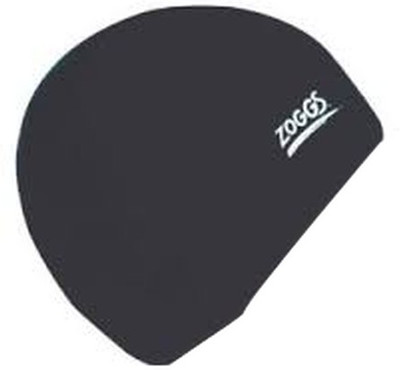 

Zoggs Latex Swimming Cap(Black, Pack of 1)