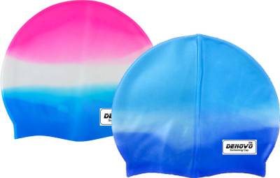 

DeNovo Imported Set of 2 Swimming Cap(Multicolor, Pack of 2)
