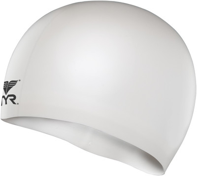 

TYR WRINKLE FREE SILICON Swimming Cap(White, Pack of 1)