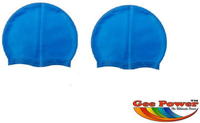Gee Power Imported (Set of 2) Swimming Cap(Blue, Pack of 2)