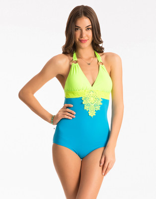 

PrettySecrets Solid Women's Swimsuit, Blue;green