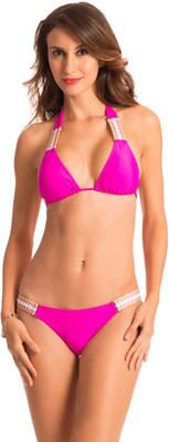 

PrettySecrets Fashion Solid Women's Swimsuit, Pink