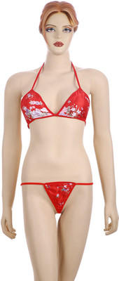 

Figure N Fit Floral Print Women's Swimsuit, Red