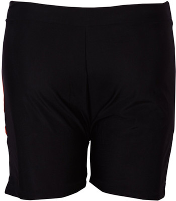 

Sports 101 AquaPro Men's Swim Shorts Solid Men's Swimsuit, Blackblue