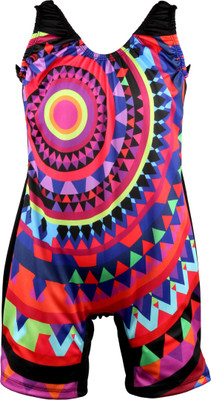 

Mitushi Products Swimwear Geometric Print Girls Swimsuit, Multicolor
