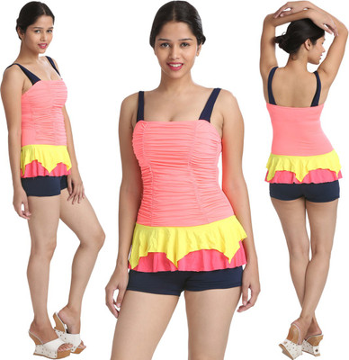 Fascinating Appealing Multi Printed Women Swimsuit