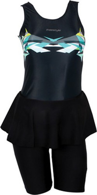 

Freestyle Padded Swimwear Solid Women's Swimsuit, Green