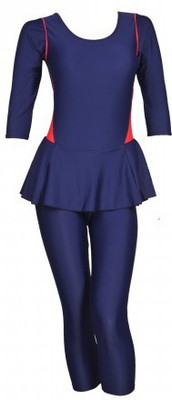 

Champ Solid Women's Swimsuit, Navy blue