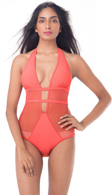 

PrettySecrets Solid Women's Swimsuit, Pink