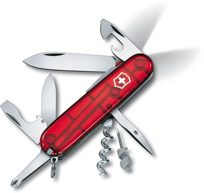 

Victorinox 1.7804.T - Spartan Lite 15 Function Multi Utility Swiss Knife(Trasparent Red)