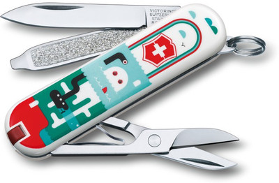 

Victorinox 0.6223.L1502 - Classic, 58mm, "Sea World" 7 Function Multi Utility Swiss Knife(Multicolor)