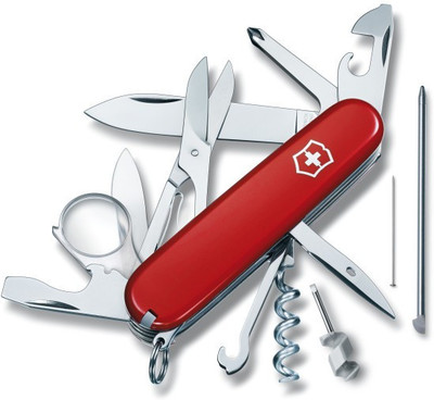 

Victorinox Original Explorer 19 Function Multi Utility Swiss Knife(Red)
