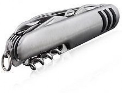 

Skys&Ray Multi Utility Knife 11 Function Multi Utility Swiss Knife(Silver)