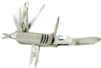 

Pia International Multi 21 Function Multi Utility Swiss Knife(Silver)