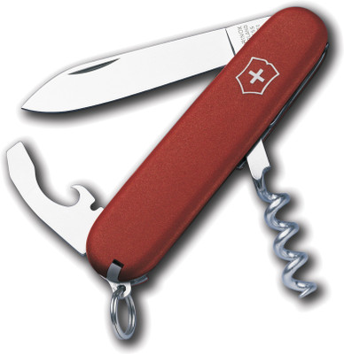 

Victorinox 2.3303 - Waiter Matt Finish 9 Function Multi Utility Swiss Knife(Red Matt Finish)