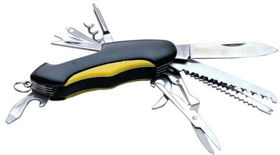 

Familiz FMZ13/1black 13 Function Multi Utility Swiss Knife(Black)