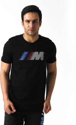 

Puma Printed Men's Round Neck Black T-Shirt