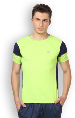 

Difference of Opinion Solid Men' Round Neck Green T-Shirt