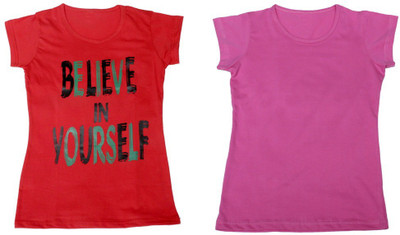 Indistar Girls Printed T Shirt