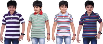 

Dongli Boys Printed T Shirt(Multicolor, Pack of 4), Combo color