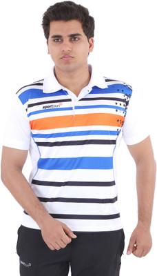 

Sport Sun Printed Men's Polo Neck Multicolor T-Shirt