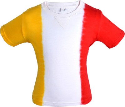 Gkidz Boys Printed T Shirt(Yellow, Pack of 1) at flipkart