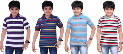 

Dongli Boys Printed T Shirt(Multicolor, Pack of 4)