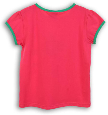 

Lilliput Girls Printed T Shirt(Multicolor, Pink