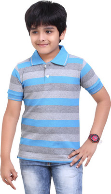 

FabTag - Dongli Boys Printed T Shirt(Light Blue, Pack of 1, Multicolor
