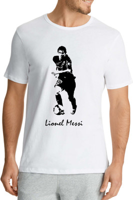 Alen Carter Printed Men Round Neck White T-Shirt Alen Carter Printed Men Round Neck White T-Shirt