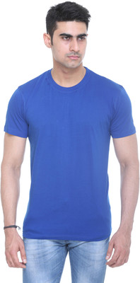 

Colors & Blends Solid Men's Round Neck Blue T-Shirt, Royal blue